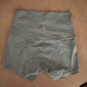 Lululemon align short 4” Heathered tidewater teal